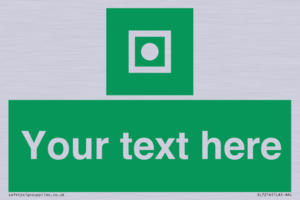 Custom sign safe condition Shipboard general alarm